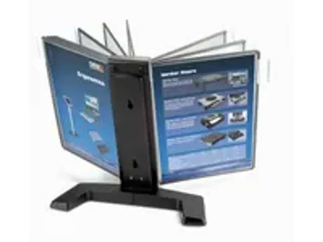 OUTLET Bureaustandaard met 10 displaypanelen voor 20 vellen A4