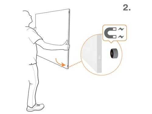 Magnetisch Whiteboard Nobo Infinity randloos 90x120cm