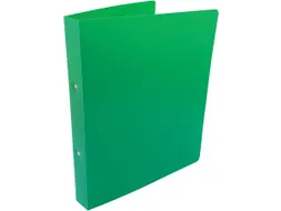 ringmap, voor ft A4, uit PP, 2 ringen van 25mm, groen