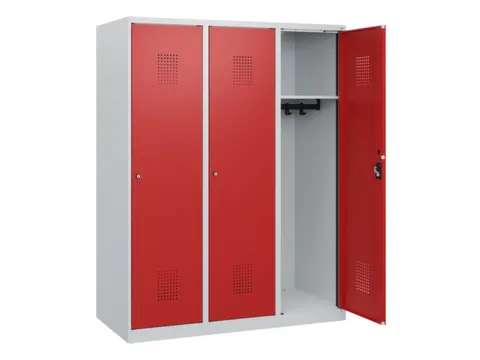 schoollocker,HxBxD 1530x1200x500mm,3vak,vak B 400mm,cil.-slot