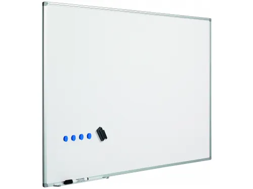 Whiteboard 45x60 cm Emaille Staal Magnetisch met Starterkit