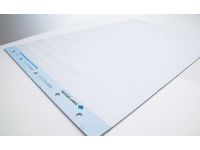 Flip-Overpapier Blanco/geruit 65x100cm