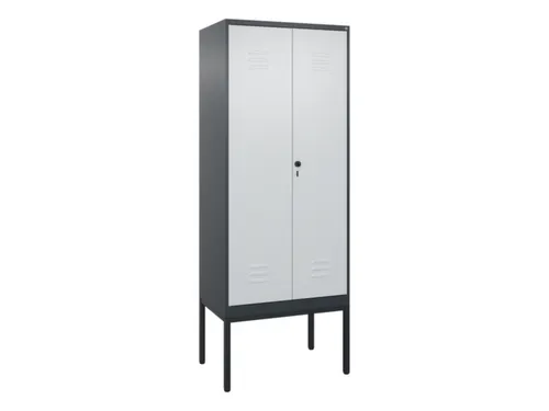 PBM-locker,HxBxD 2120x800x500mm,2vak,vak B 400mm,draaigrendel