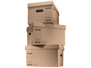 Transportdoos Leitz Premium 335x280x440mm bruin - 7