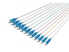 Glasvezel pigtailset 12x SC SM OS2 09/125µ losse buffer 2m DIN IEC 30