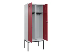 locker voor scheiding van kleding,HxBxD 2120x800x500mm,2vak