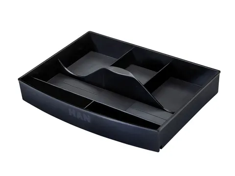Ladekast inzetbak HAN 6 vaks zwart