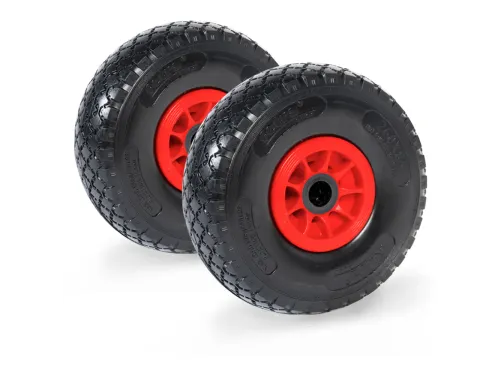 Lekvrije PU-wielen 260 x 85 mm 2 stuks