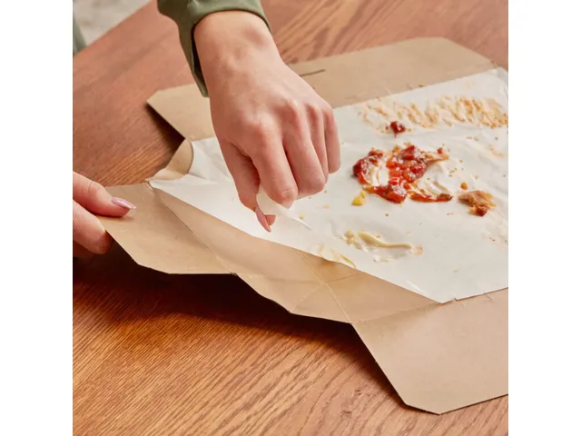 Boîte-repas Fonkels GO!mealbox 2000ml marron 23x14x7,4cm 80pces