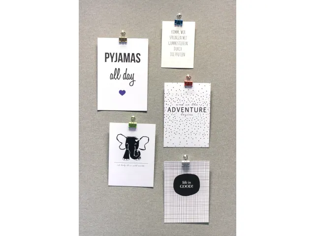 Papierklem Foldback mauly 214 Colour 19mm 12 Stuks