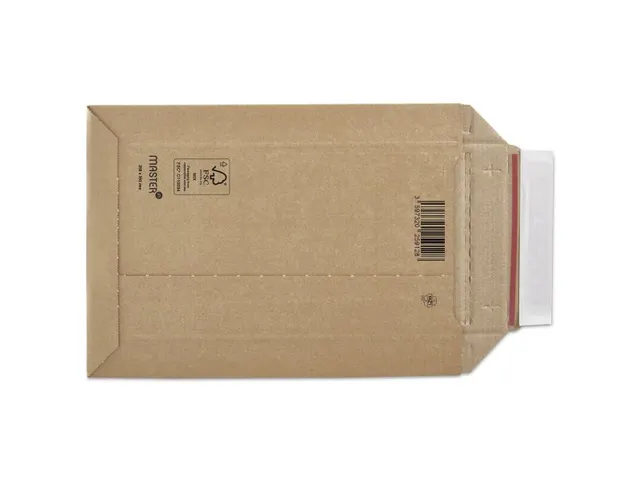 Golfkarton Envelop Bruin 171x246x60mm Zelfklevende Strip 100 Stuks