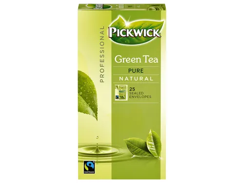 Groene Thee Pickwick Fair Trade green pure 25x1.5gr