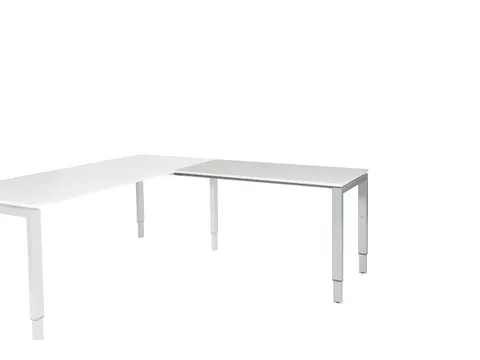 Domino Aanbouw Hoogte Verstelbaar 1200x600mm Grijs 25mm Alu