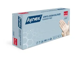 Handschoen Hynex vinyl XL transparant 4.5gr 100 stuks