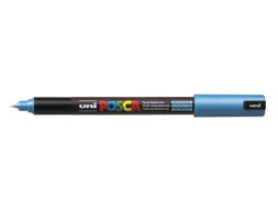 Verfstift Posca PC1MR Extra Fijne punt 0,7mm Metallic blauw