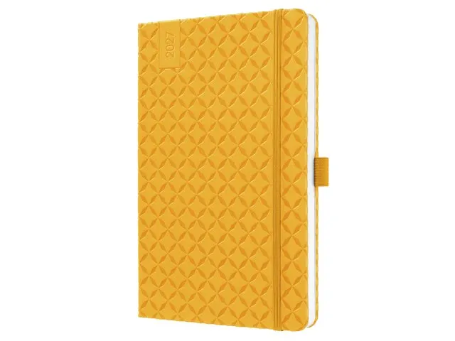 Weekagenda Flair A5 2027 (NL/FR/EN/DU) Mango Yellow Hardcover