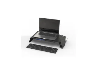 ODUP metalen laptopstandaard mat zwart - 4