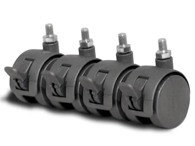 Dolly V. Glasvitrine Design 4Wielen Met Vastzetter