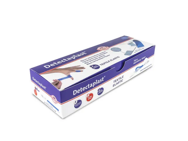 Detectaplast 8348AN Textielpleister Elastisch Blauw 180x20mm 50 Stuks