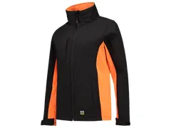Tricorp 402008 softshell damesjas Zwart/Oranje maat 3XL