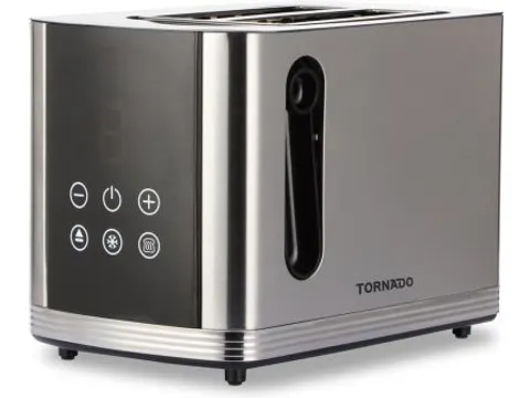 Tornado TTA751-GS Broodrooster 7 standen 2 sleuven 800W Zilver