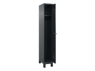 locker,HxBxD 1950x300x500mm,1vak,vak B 300mm,draaigrendel,voeten - 2