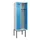 locker voor scheiding van kleding,HxBxD 2120x600x500mm,2vak