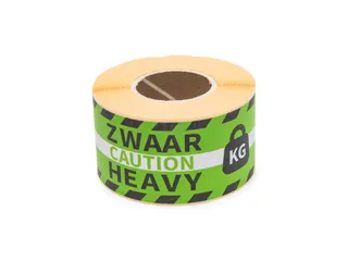 Verpakkingsetiketten 46x125mm Op Rol Heavy 250 Stuks - 1