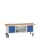 werkbank,HxBxD 830x2000x600mm,multiplexblad,uitrusting: 6laden,legbord