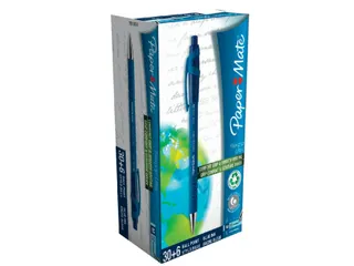 Balpen Paper Mate Flexgrip Ultra medium blauw valuepack 30+6 gratis - 2