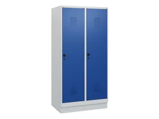 schoollocker,HxBxD 1630x800x500mm,2vak,vak B 400mm,draaigrendel,sokkel - 2