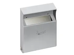 Wandasbak Staalplaat 2 liter 300x230x60mm Overkapping Slot RVS