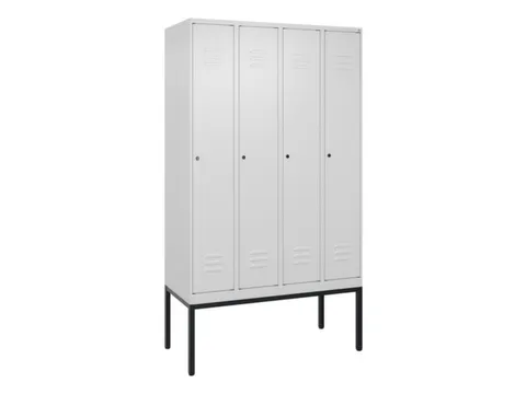 locker voor scheiding van kleding,HxBxD 2120x1200x500mm,4vak