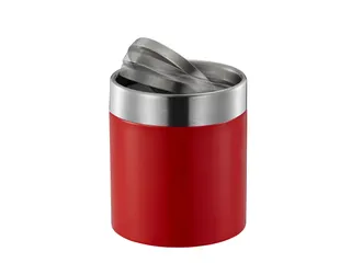 Fandy Tafelafvalbak Rood Mat RVS - 2