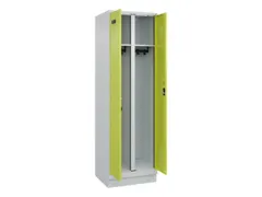 locker voor scheiding van kleding,HxBxD 1950x600x500mm,2vak