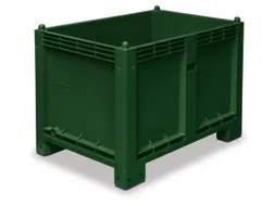 Stapelcontainer Pp Hxbxd 850x1200x800mm 550 Liter 4Poten Groen