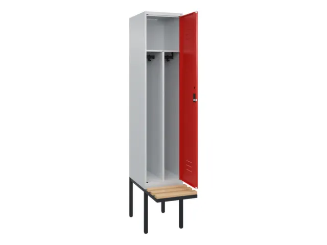 locker voor scheiding van kleding,HxBxD 2120x400x815mm,1vak