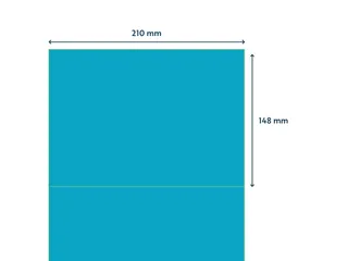 Gekleurde Etiketten 210x148mm Blauw 42823 1000 Vel - 3