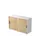 kantoor-schuifdeurkast HxBxD 748x1200x400mm romp wit front beuken 2 OH