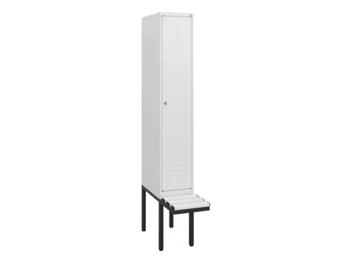 locker met bank,HxBxD 1950x300x815mm,1vak,vak B 300mm,cil.-slot