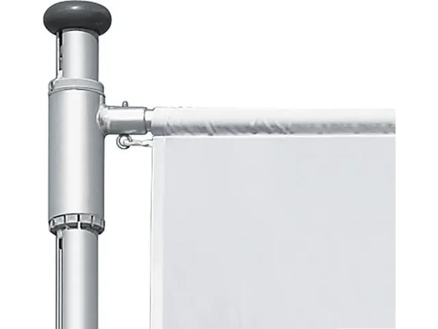 Vlaggenmast Aluminium Hoogte Boven De Grond 7m Ø 75mm Cilindrisch