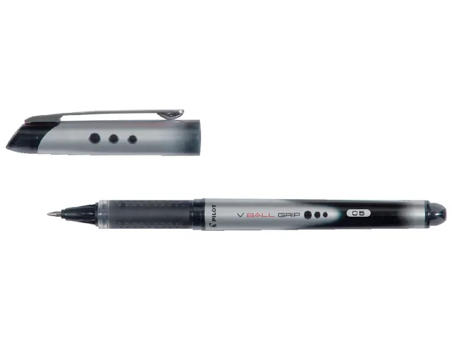 Rollerpen Pilot V-Ball Grip 05 VBG-5 Fijne punt Zwart 0.5mm