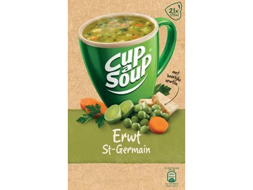 Cup-a-Soup Erwten (St. Germain) Doos 21 Stuks