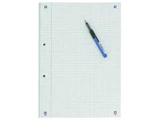 Cursusblok Oxford School A4 2-gaats ruit 5mm 100vel assorti - 3