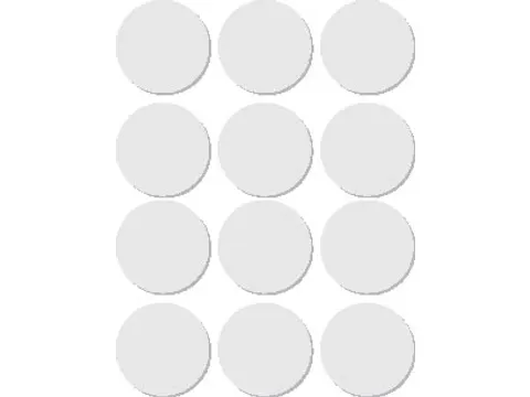 Apli Ronde Etiketten Ø25mm Wit