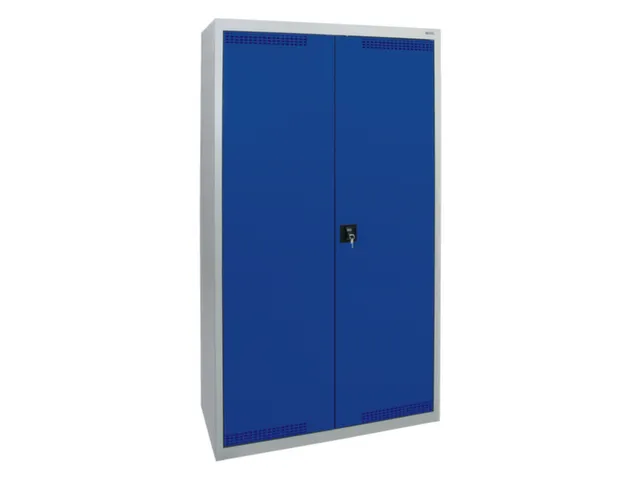 Garderobekast 1800x1000x500mm 2 Vakken Staal Romp Ral7035