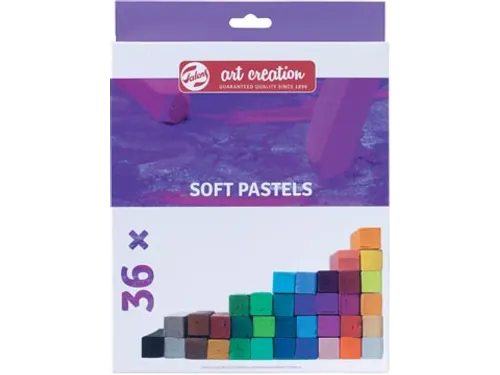 Softpastels, Doos à 36 Stuks Assorti Kleuren