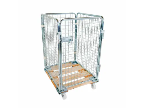 rolcontainer,draagverm. 500kg,HxLxB 1210x815x724mm,nuttige H 1020mm