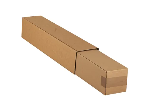 Vierkante koker IEZZY 750x120x120mm bruin bodem