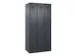locker voor scheiding van kleding,HxBxD 1850x900x500mm,3vak